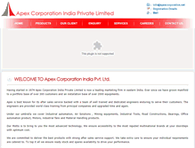 Tablet Screenshot of apexcorporation.net